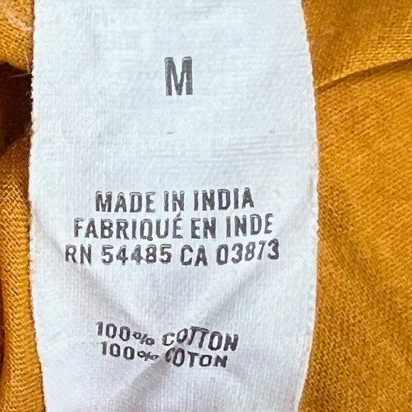 AERIE M Marigold Shoulder‎ Tie Layered Romper Summer Vacation - Picture 12 of 13